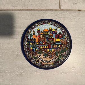 Colorful Jerusalem Decorative Plate